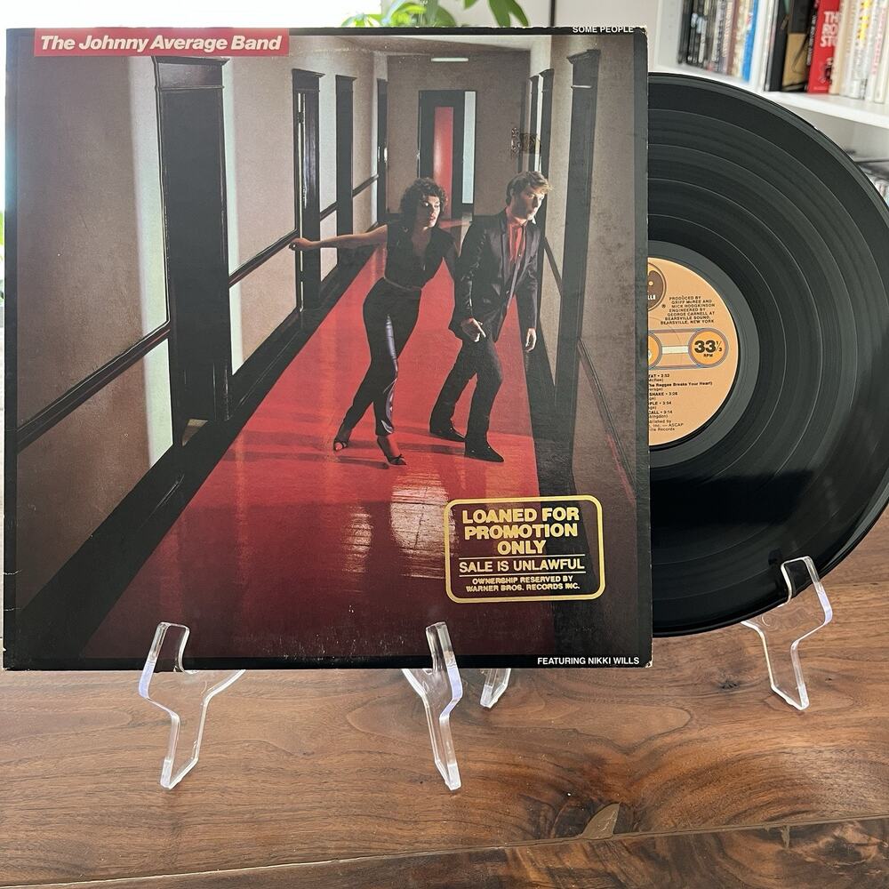 The Johnny Average Band Nikki Wills Some People LP 1980 Bearsville BRK3514 Promo